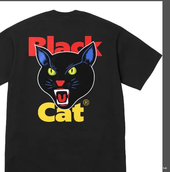 Black L TEE S XL and 24 Black White Cat M BLACK CAT 0322